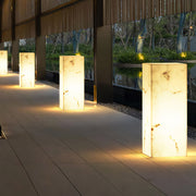 Imitation Marble Cube Outdoor Light - Vakkerlight