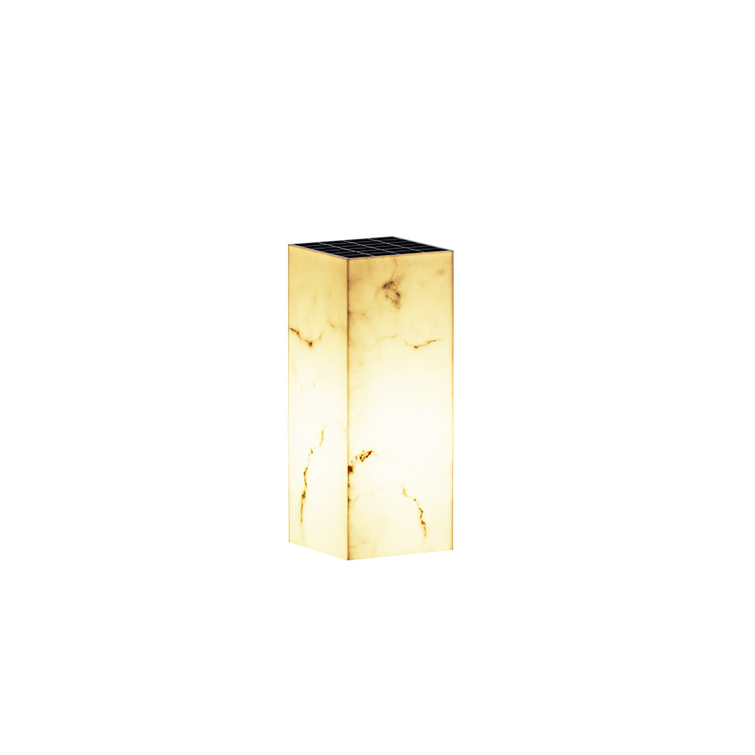 Imitation Marble Cube Outdoor Light