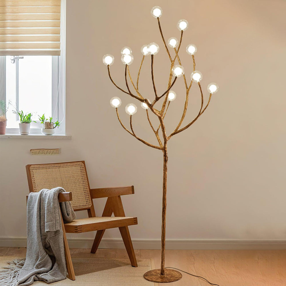 Imitation Wood Floor Lamp - Vakkerlight