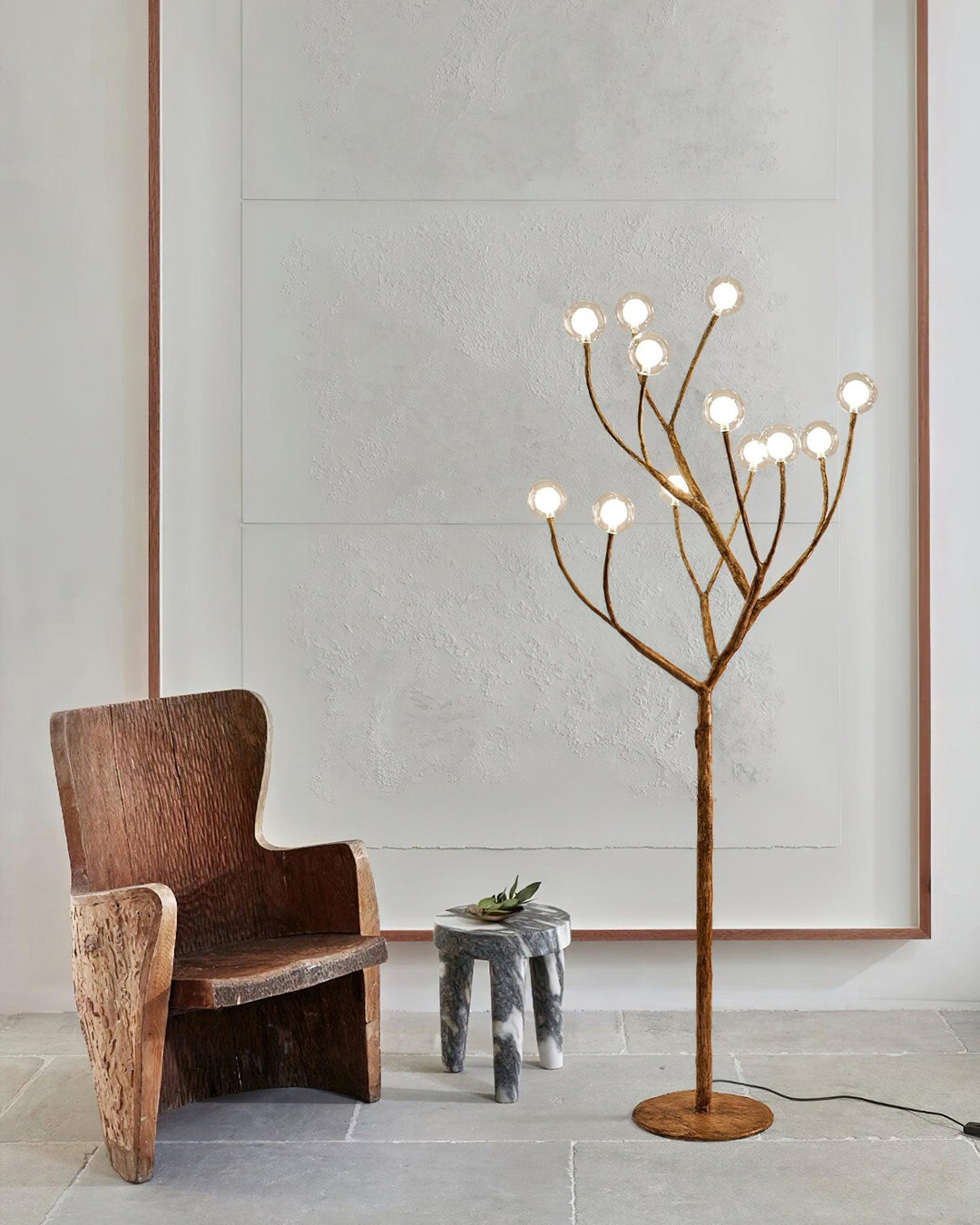 Imitation Wood Floor Lamp - Vakkerlight