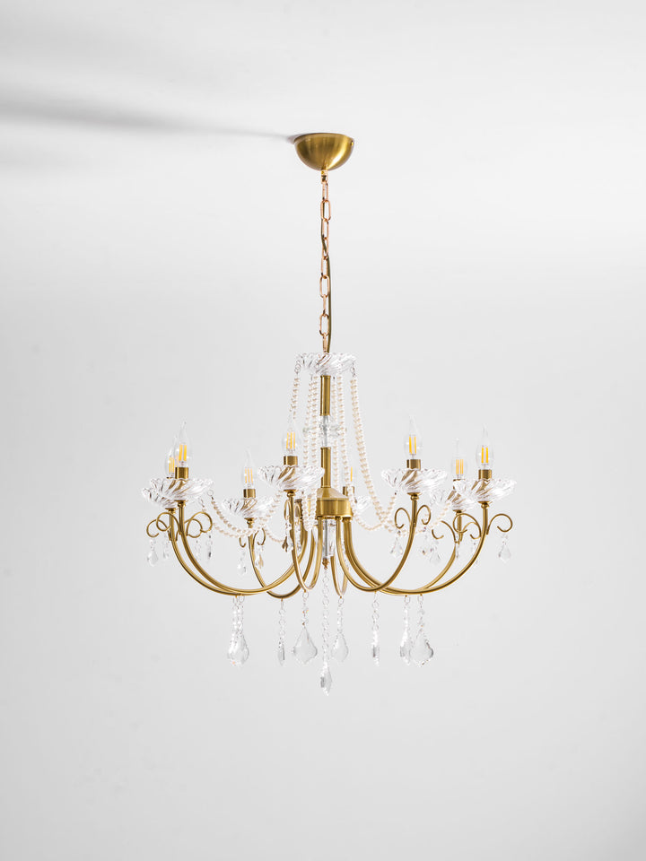 Imperial Pearl Crystal Chandelier - Vakkerlight