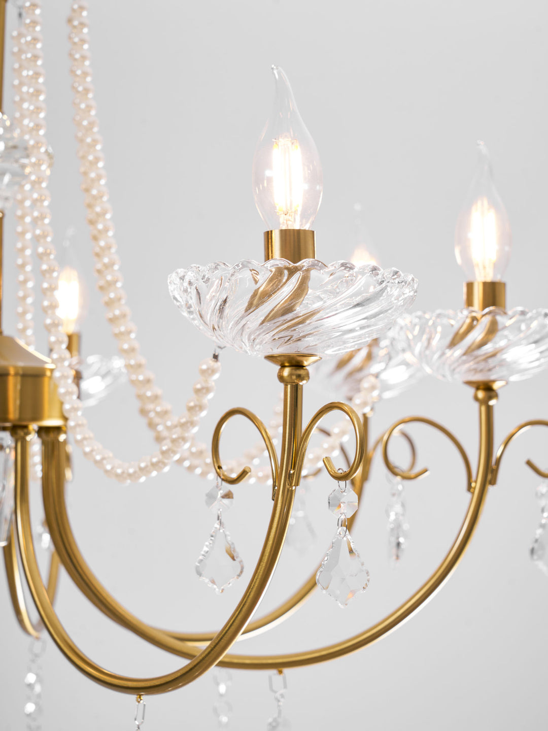 Imperial Pearl Crystal Chandelier - Vakkerlight
