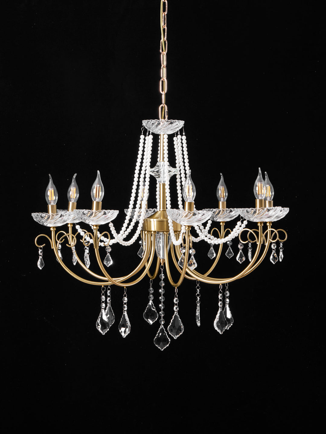 Imperial Pearl Crystal Chandelier - Vakkerlight