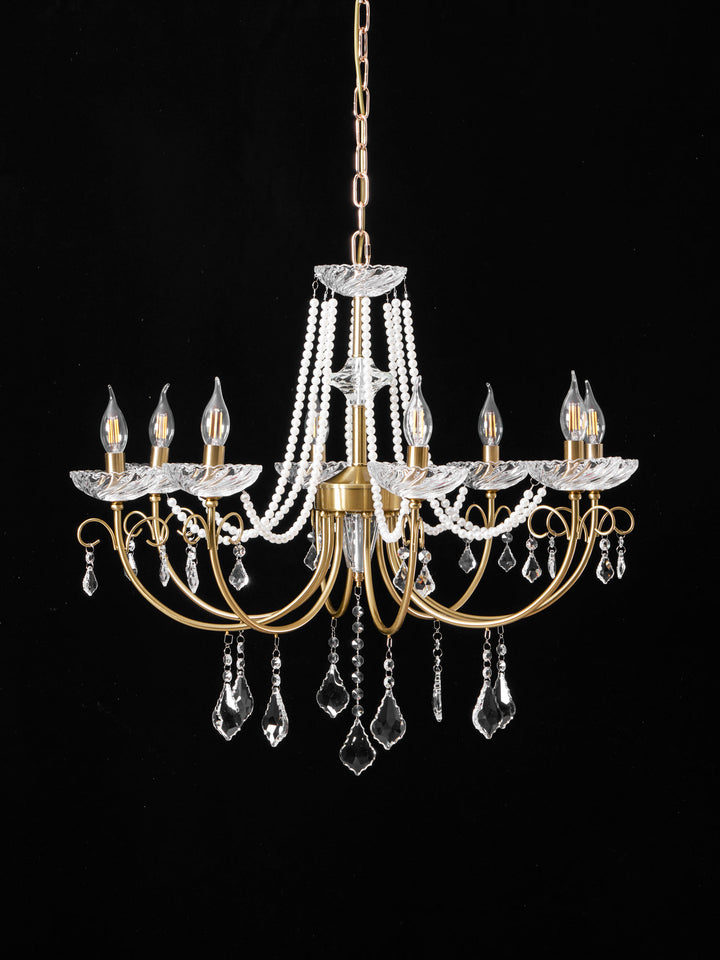 Imperial Pearl Crystal Chandelier - Vakkerlight