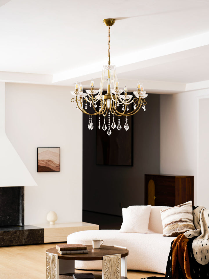 Imperial Pearl Crystal Chandelier - Vakkerlight
