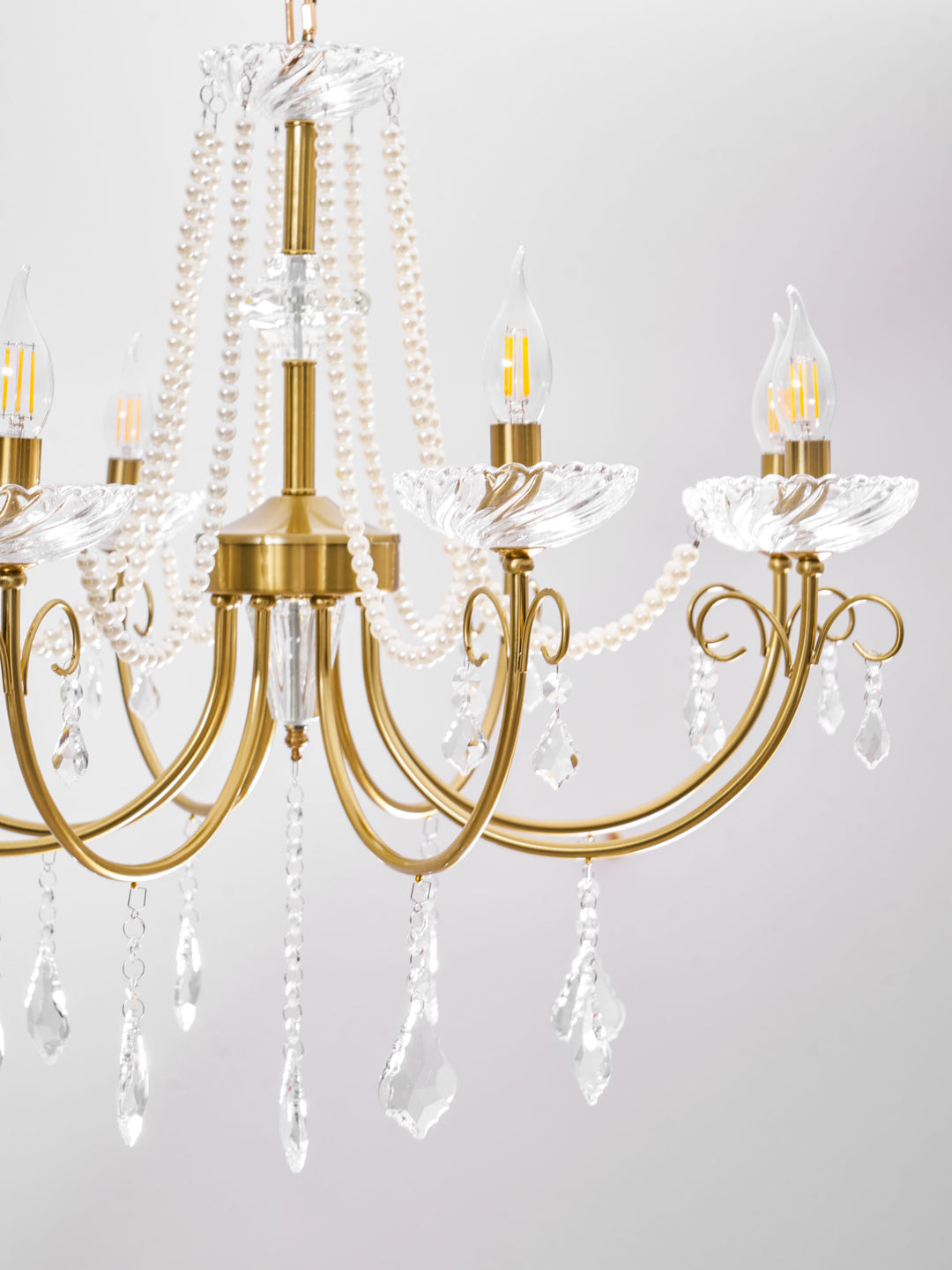 Imperial Pearl Crystal Chandelier - Vakkerlight