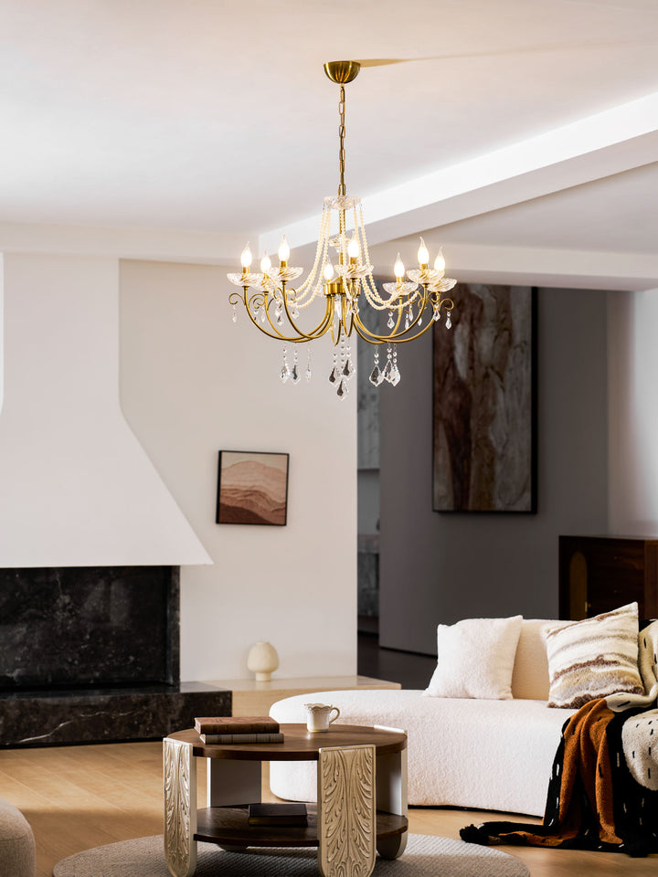 Imperial Pearl Crystal Chandelier - Vakkerlight