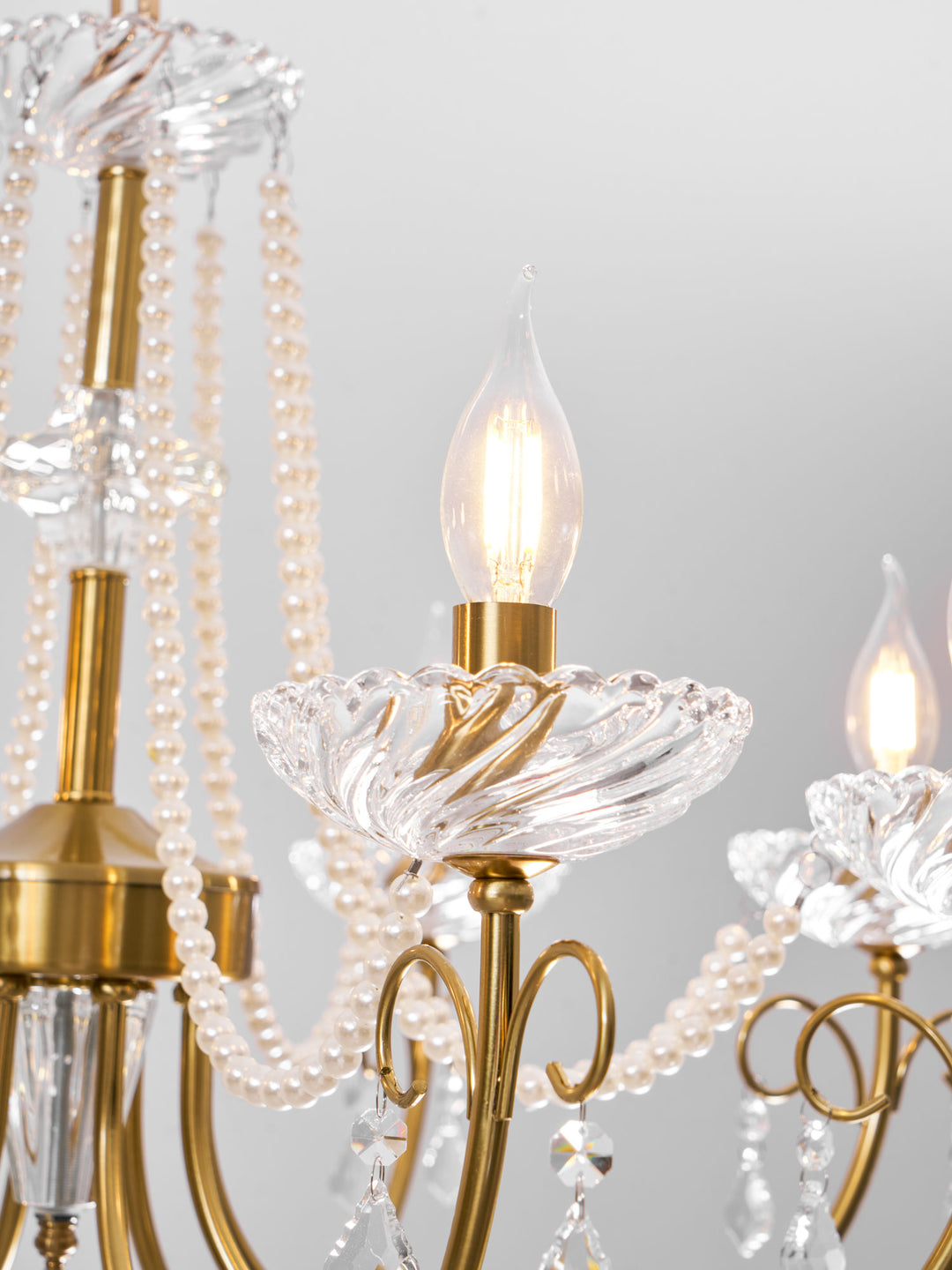 Imperial Pearl Crystal Chandelier - Vakkerlight