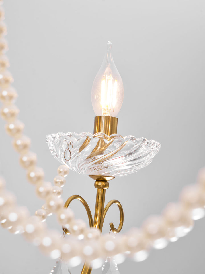 Imperial Pearl Crystal Chandelier - Vakkerlight