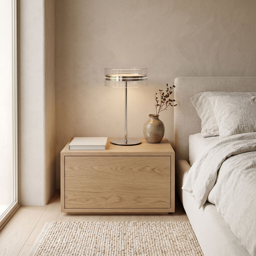 Impex Florina Chrome Table Lamp