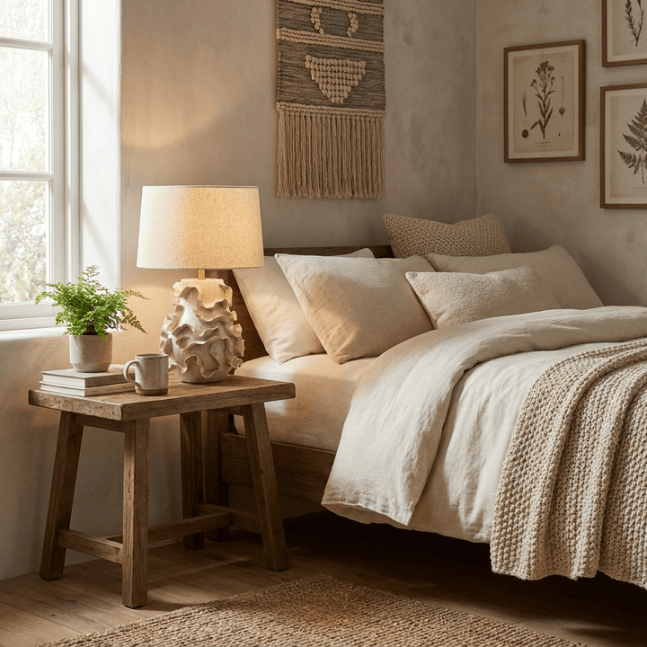 Increspa Ruffled Ceramic Table Lamp - Vakkerlight