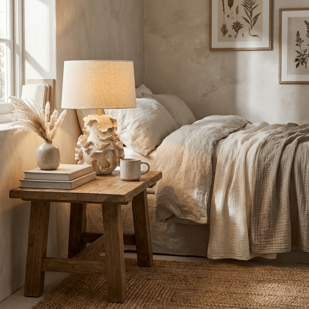 Increspa Ruffled Ceramic Table Lamp - Vakkerlight