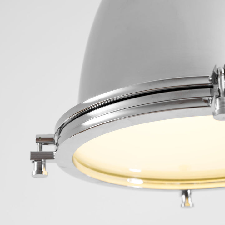 Industrial Country Pendelleuchte aus Metall