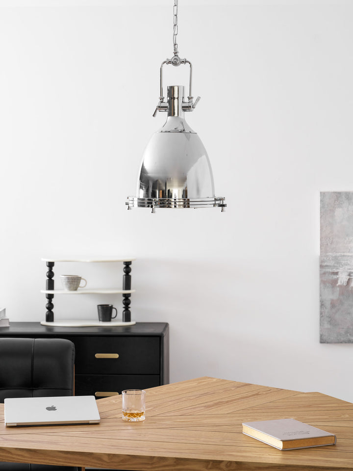 Industrial Country Pendelleuchte aus Metall