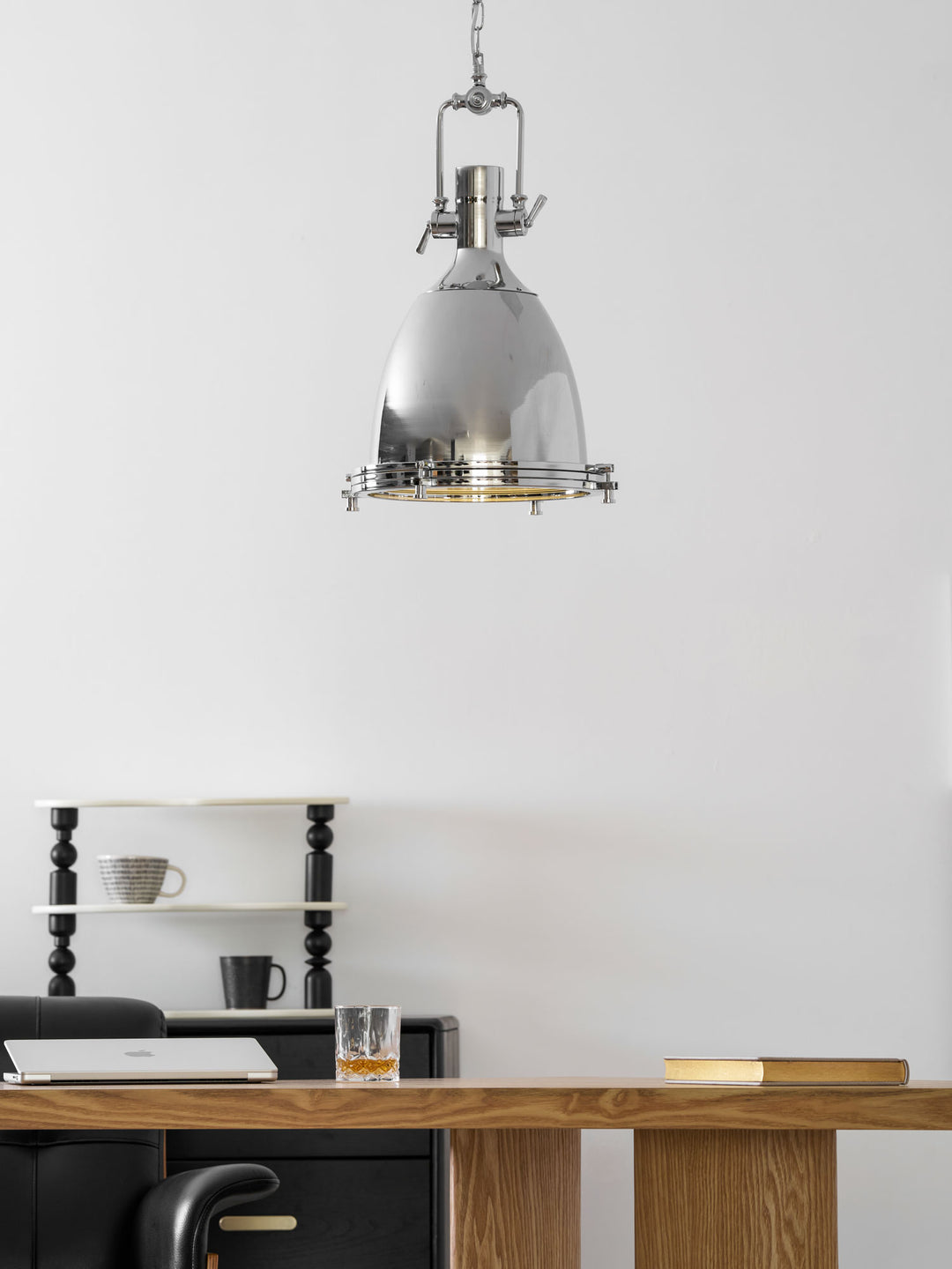 Industrial Country Pendelleuchte aus Metall