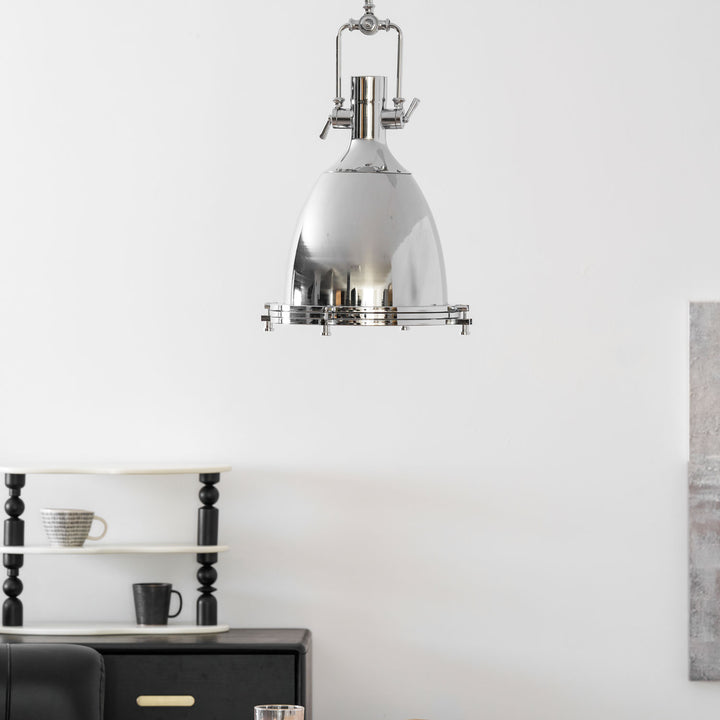 Industrial Country Pendelleuchte aus Metall