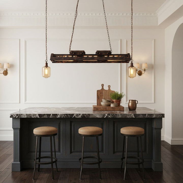 Industrial Steampunk Chandelier - Vakkerlight