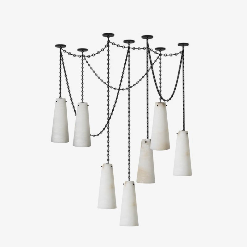 Industrial Cascade Chain Chandelier - Vakkerlight