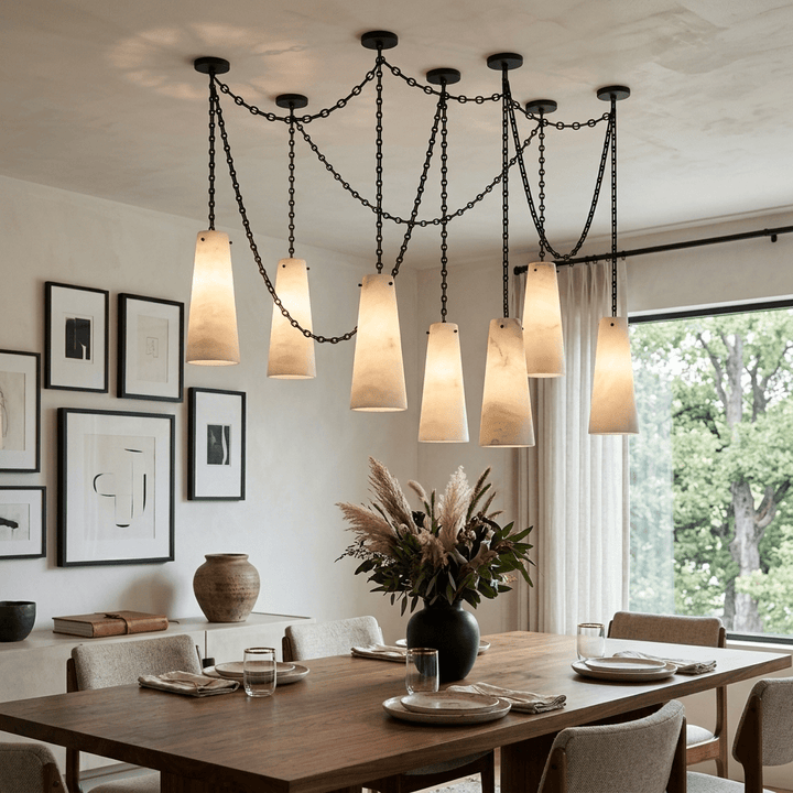 Industrial Cascade Chain Chandelier - Vakkerlight