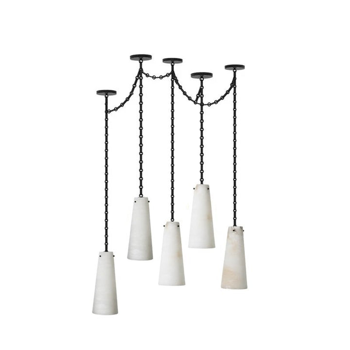 Industrial Cascade Chain Chandelier - Vakkerlight