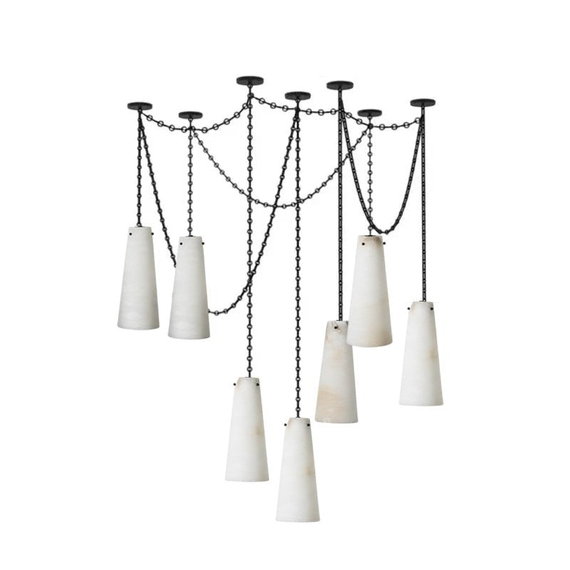 Industrial Cascade Chain Chandelier - Vakkerlight