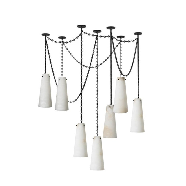 Industrial Cascade Chain Chandelier - Vakkerlight