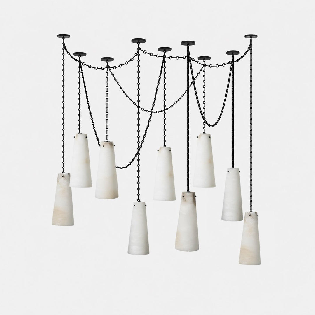 Industrial Cascade Chain Chandelier - Vakkerlight