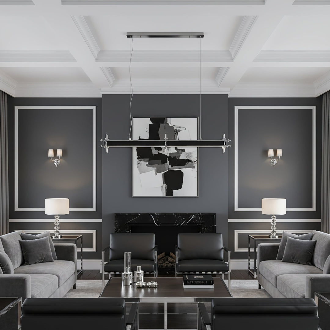 Industrial Axis Linear Pendant Lamp - Vakkerlight