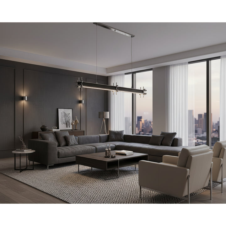 Industrial Axis Linear Pendant Lamp - Vakkerlight