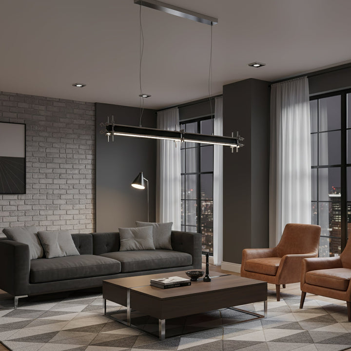 Industrial Axis Linear Pendant Lamp - Vakkerlight