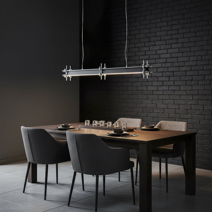 Industrial Axis Linear Pendant Lamp - Vakkerlight