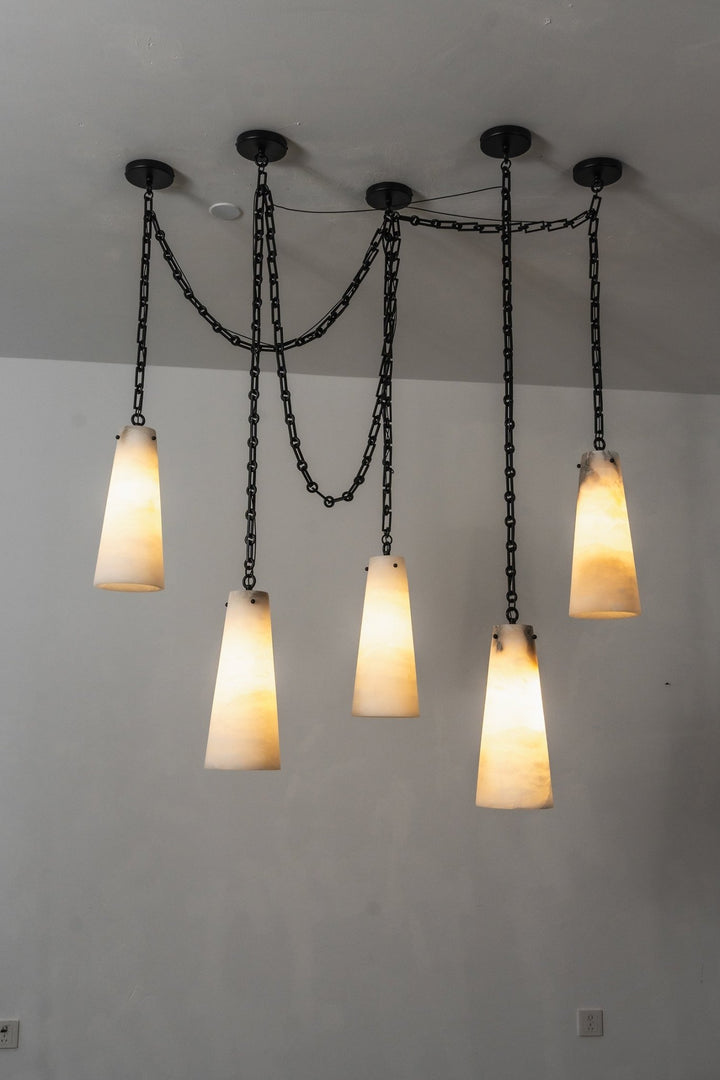 Industrial Cascade Chain Chandelier - Vakkerlight