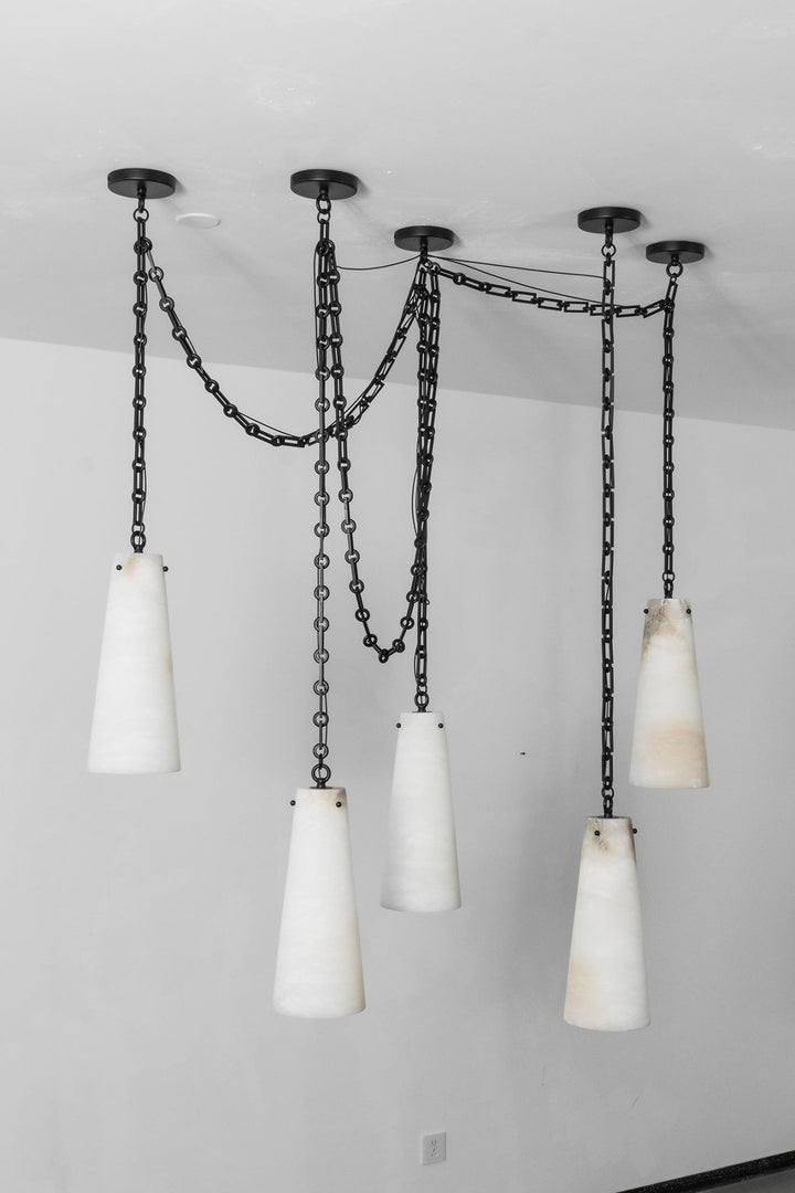 Industrial Cascade Chain Chandelier - Vakkerlight