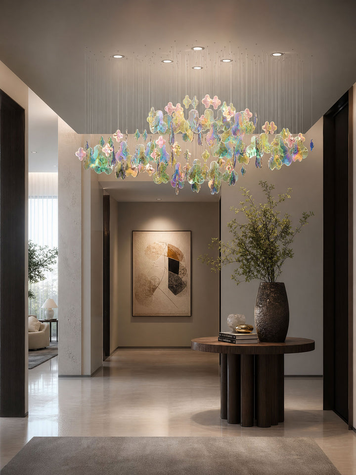 Iris Iridescent Blossom Chandelier - Vakkerlight