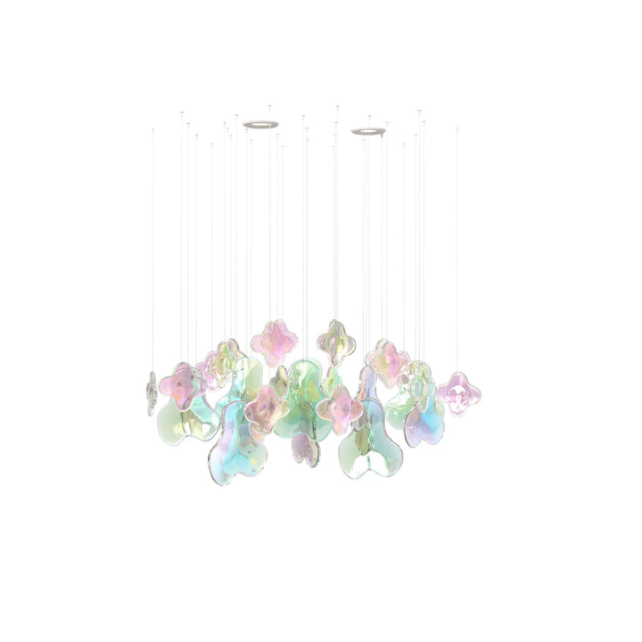 Iris Iridescent Blossom Chandelier - Vakkerlight