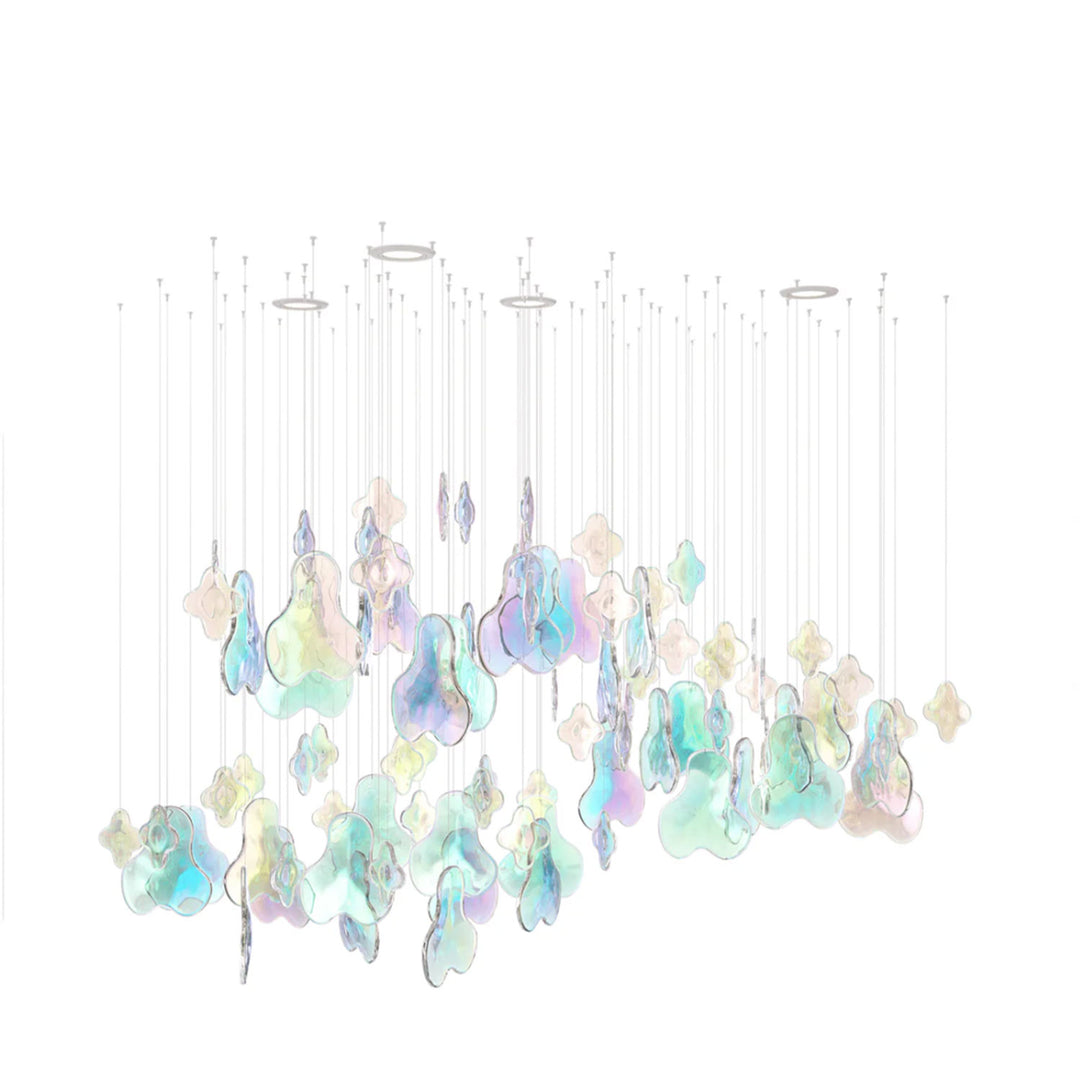 Iris Iridescent Blossom Chandelier - Vakkerlight