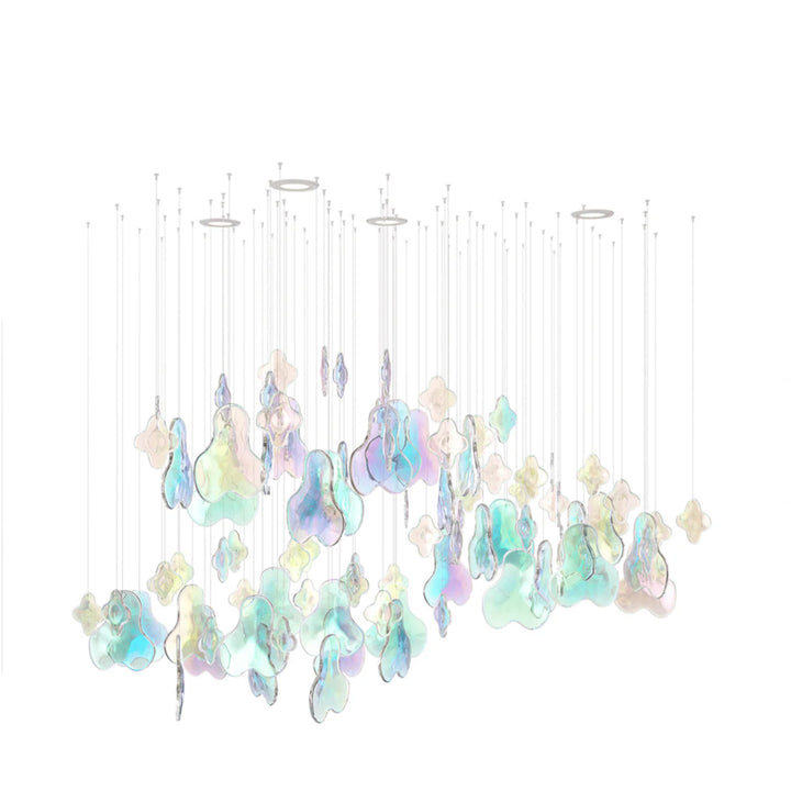 Iris Iridescent Blossom Chandelier - Vakkerlight