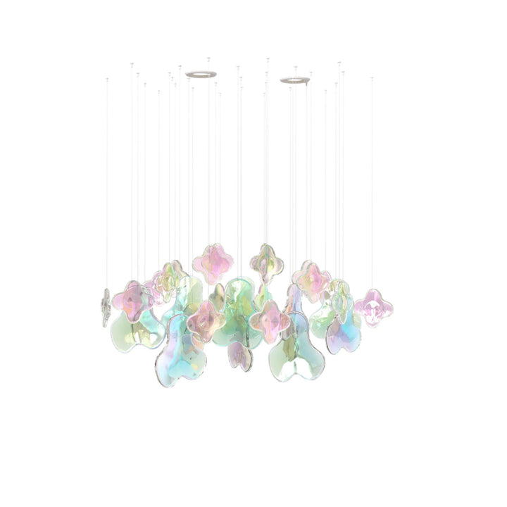 Iris Iridescent Blossom Chandelier - Vakkerlight