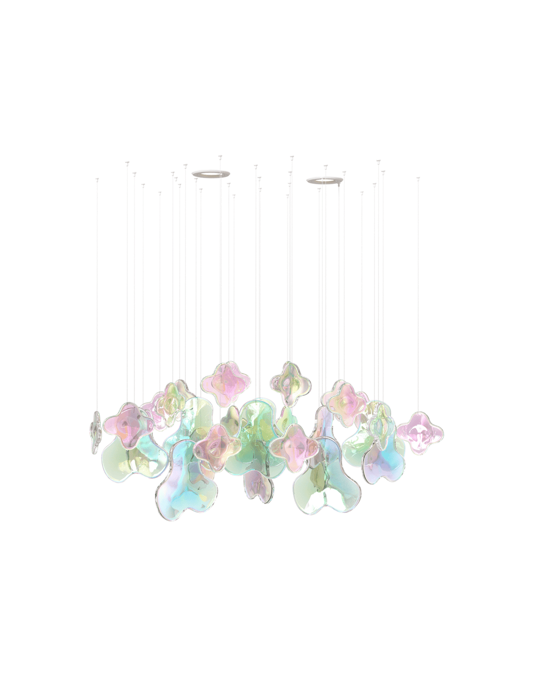 Iris Iridescent Blossom Chandelier - Vakkerlight