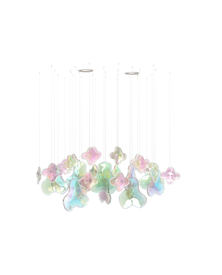 Iris Iridescent Blossom Chandelier - Vakkerlight