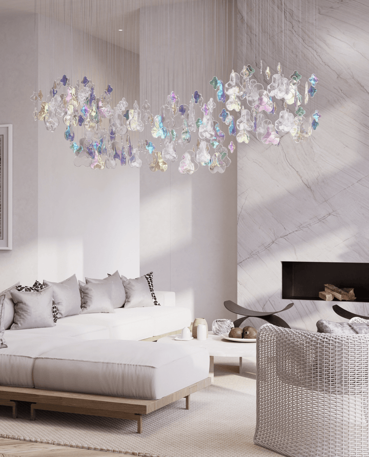 Iris Iridescent Blossom Chandelier - Vakkerlight