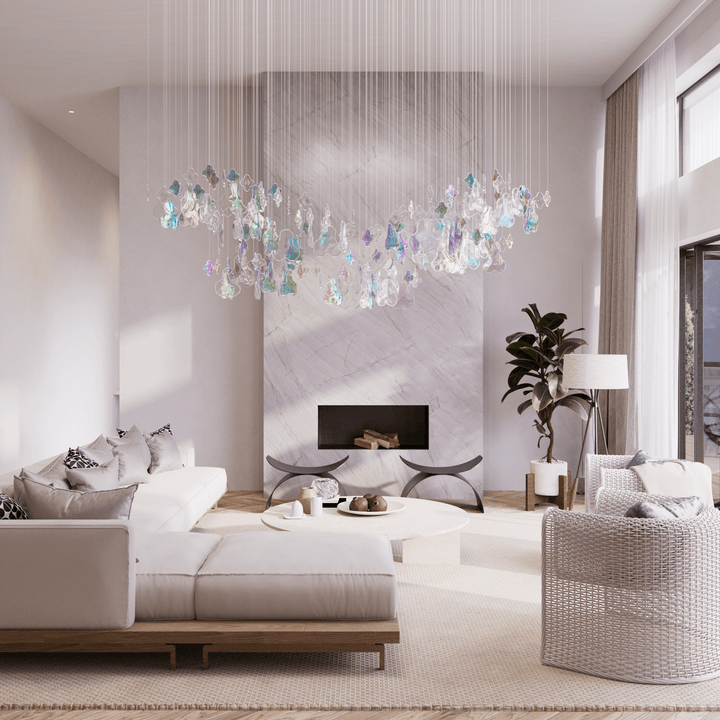Iris Iridescent Blossom Chandelier - Vakkerlight