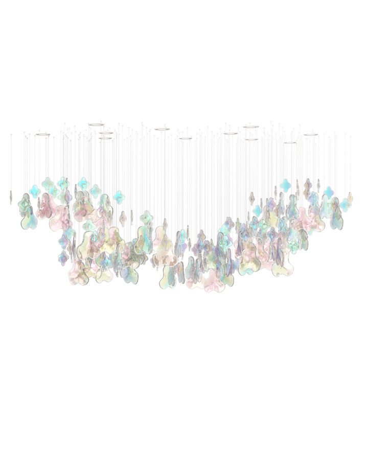 Iris Iridescent Blossom Chandelier - Vakkerlight