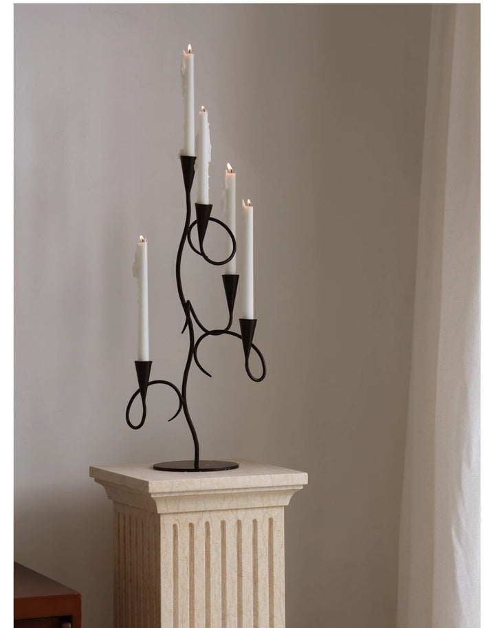 Iron Vine Multi - Arm Candle Holder - Vakkerlight