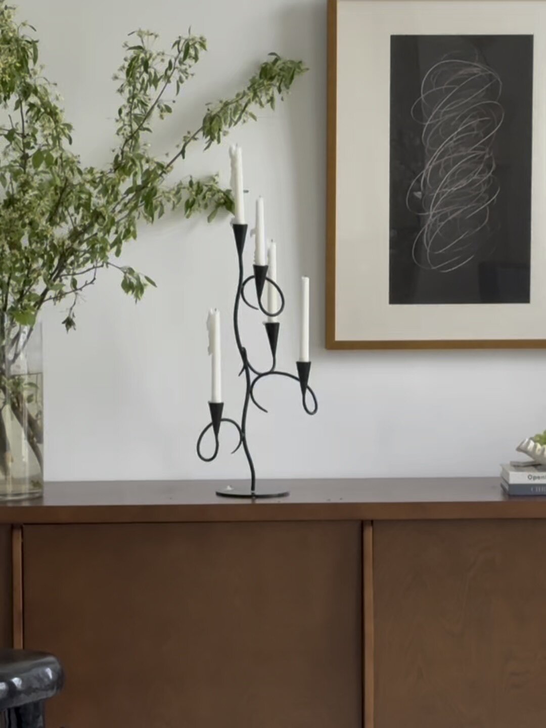 Iron Vine Multi - Arm Candle Holder - Vakkerlight