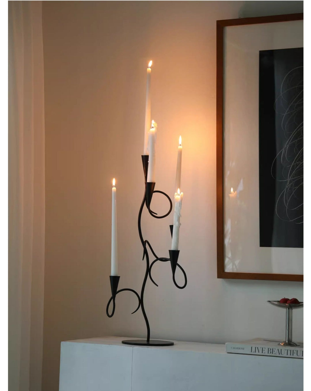 Iron Vine Multi - Arm Candle Holder - Vakkerlight
