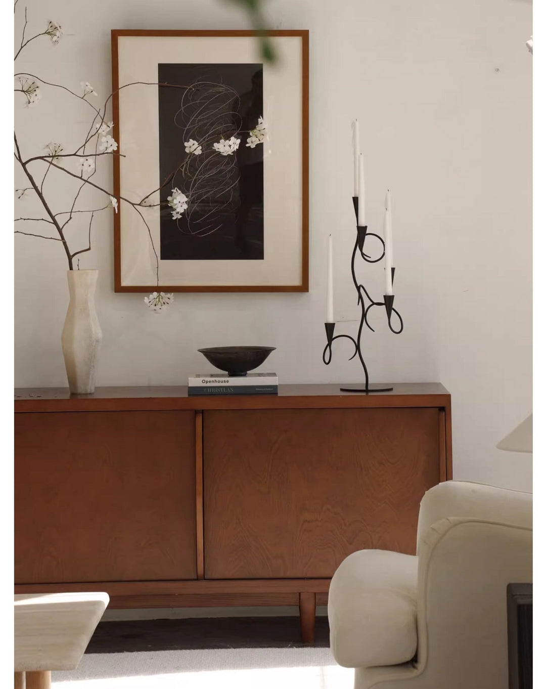 Iron Vine Multi - Arm Candle Holder - Vakkerlight