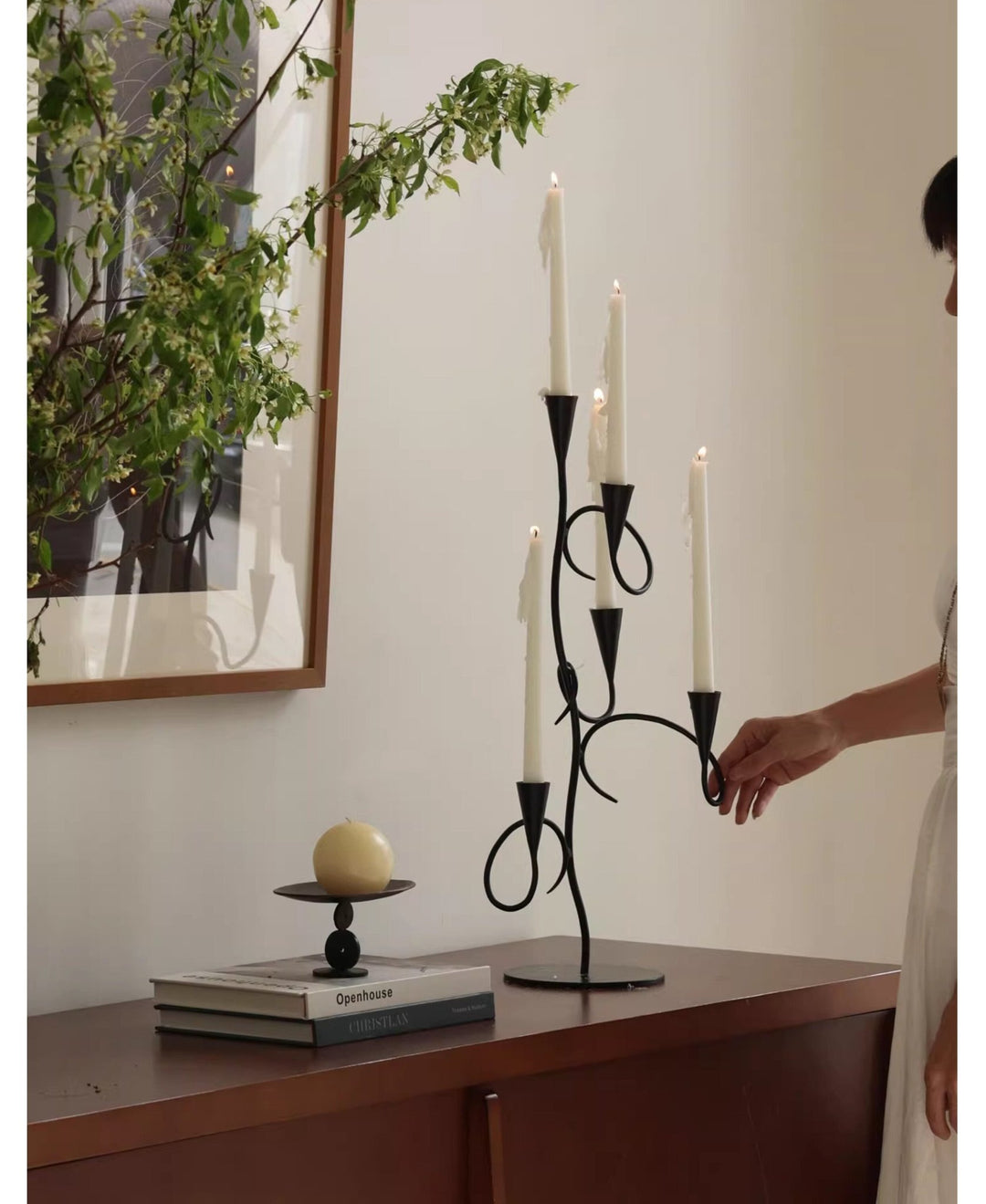 Iron Vine Multi - Arm Candle Holder - Vakkerlight
