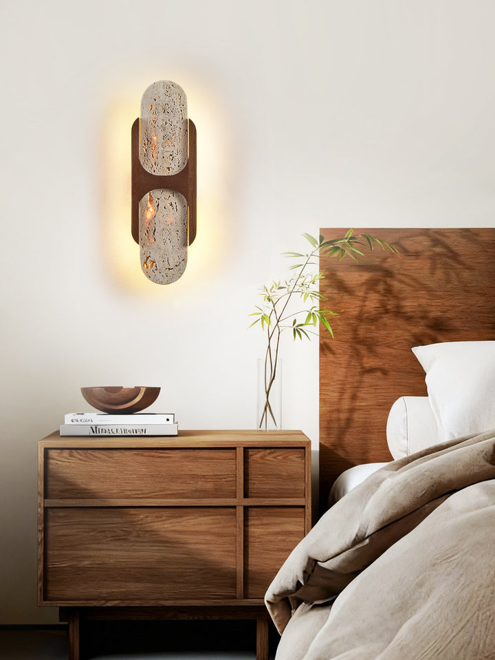Isla Travertine Wall Light
