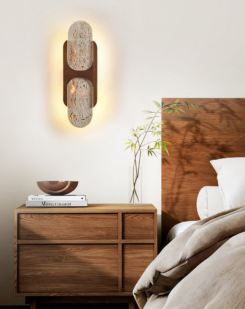 Isla Travertine Wall Light